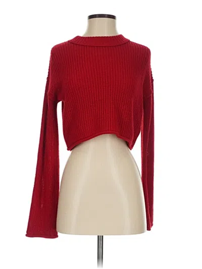 Pre-owned Wild Fable Turtleneck Sweater In Red
