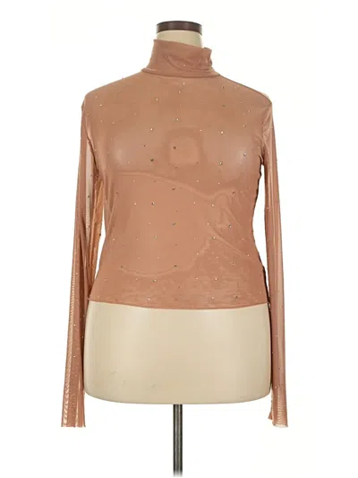 Pre-owned Wild Fable Turtleneck Sweater In Tan