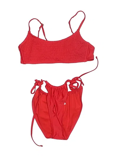 Pre-owned Wild Fable Two Piece Swimsuit In Red