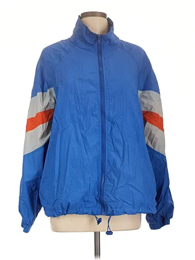 Pre-owned Wild Fable Windbreaker Jacket In Blue