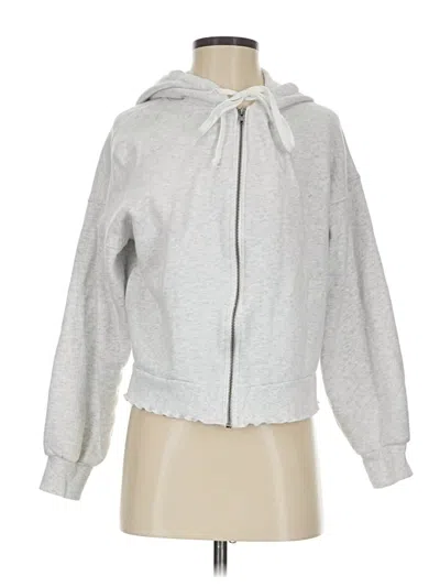 Pre-owned Wild Fable Zip Up Hoodie In Silver