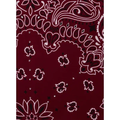 Wild Foulard À Imprimé In Red