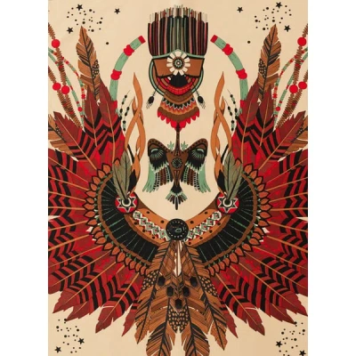 Wild Foulard À Imprimé In Sand