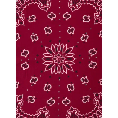 Wild Foulard Imprimé In Red