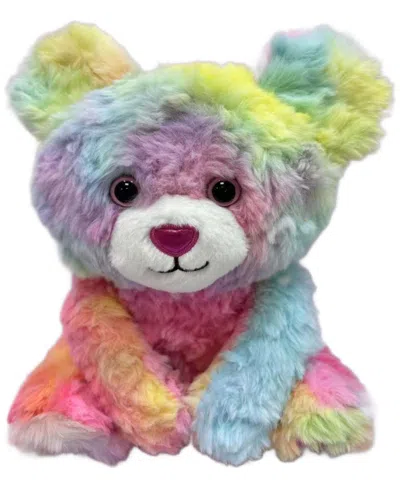 Wild Hippo Tie-dye Passion Bear Valentine's Plush Toy In Multi