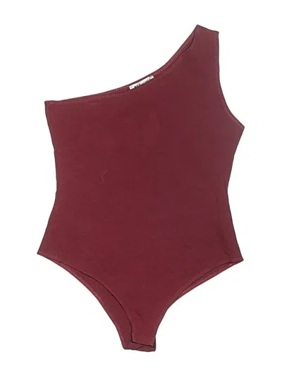 Pre-owned Wild Honey Bodysuit In Burgundy