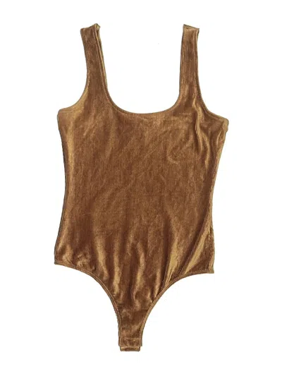 Pre-owned Wild Honey Bodysuit In Gold