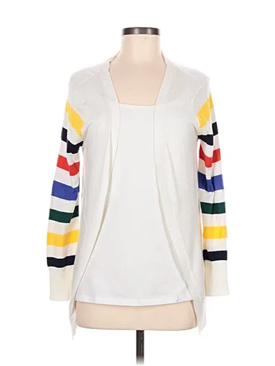 Pre-owned Wild Honey Cardigan Sweater In White