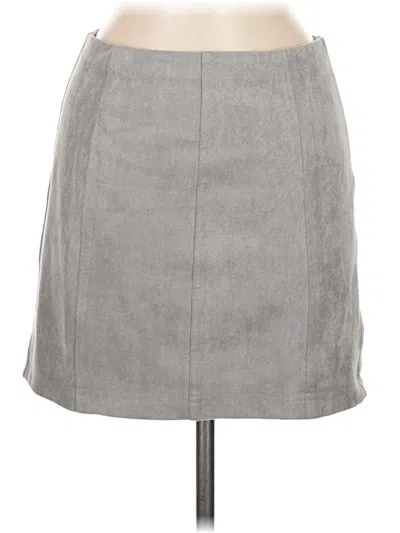 Pre-owned Wild Honey Casual Skirt In Gray