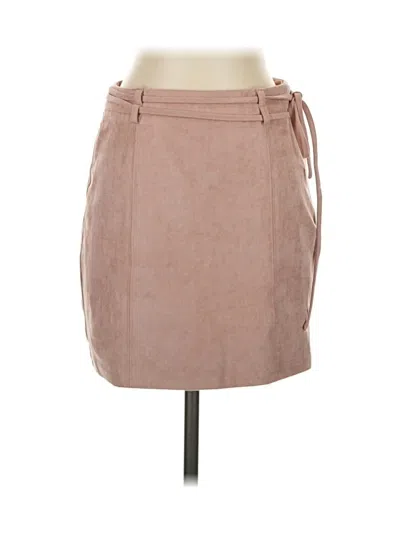 Pre-owned Wild Honey Casual Skirt In Tan