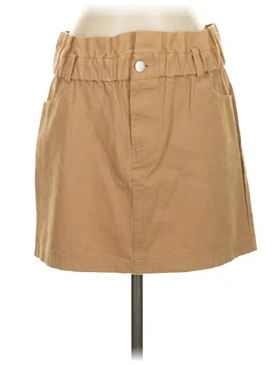 Pre-owned Wild Honey Casual Skirt In Tan