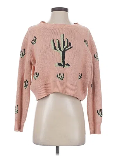 Pre-owned Wild Honey Pullover Sweater In Pink
