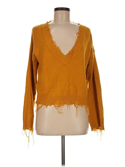 Pre-owned Wild Honey Pullover Sweater In Yellow