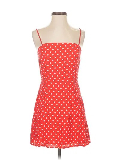 Pre-owned Wild Honey Sleeveless Top Red Sweetheart Neckline Tops