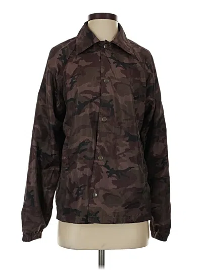 Pre-owned Wild Honey Windbreaker Jacket In Brown