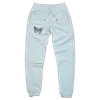 Wild Lady Lils Green Wild Lady Butterfly Embroidered Sweatpant In Seafoam In Green
