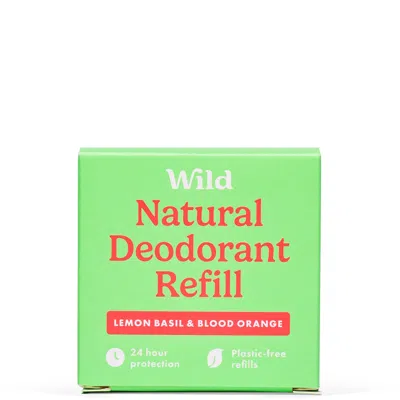 Wild Lemon, Basil And Blood Orange Deodorant Refill 40g In White