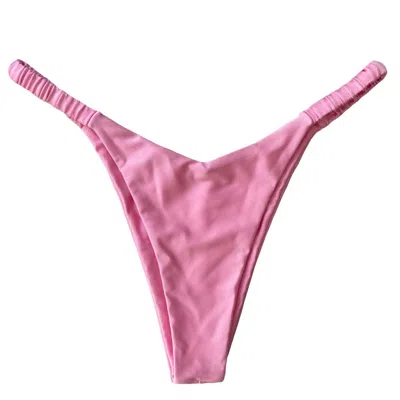 Wild Lovers London Pink / Purple First Lady Bikini Bottoms In Pink/purple