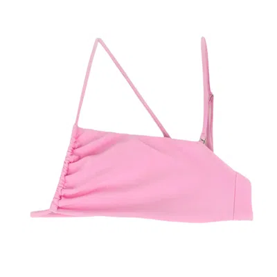 Wild Lovers London Pink / Purple First Lady Bikini Top In Pink/purple