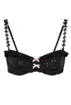 Wild Lovers London Women's Black Aria Bra In Black