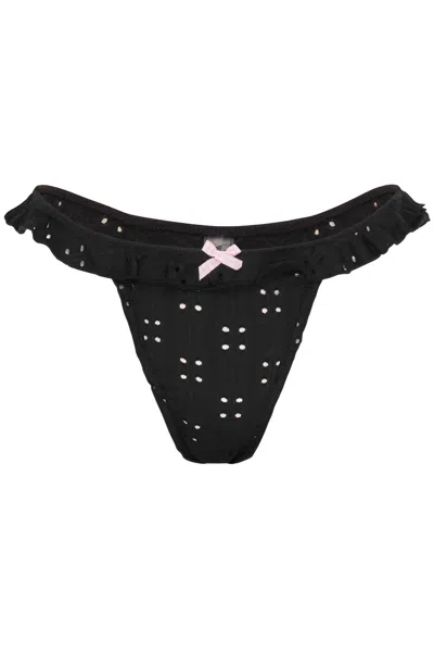 Wild Lovers London Women's Black Aria Thong