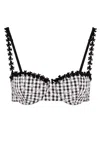 Wild Lovers London Women's Black / White Cherie Bra In Multi