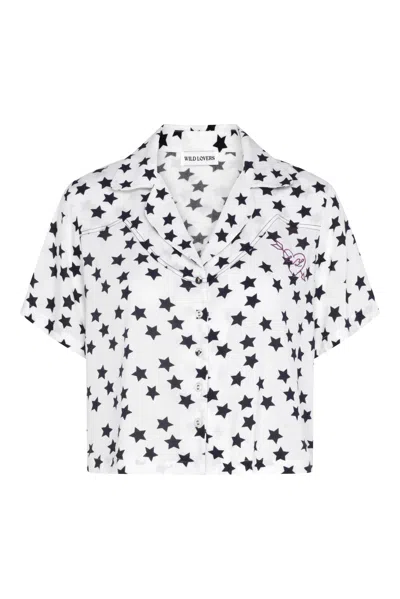 Wild Lovers London Women's Black / White Grace Pj Shirt In Black/white