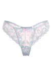 Wild Lovers London Women's Blue Colette Lace Brief