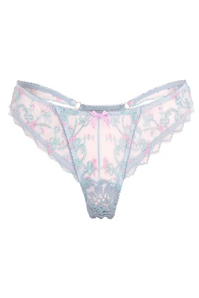 Wild Lovers London Women's Blue Colette Lace Brief