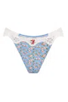 Wild Lovers London Women's Blue Edwina Brief In Blue
