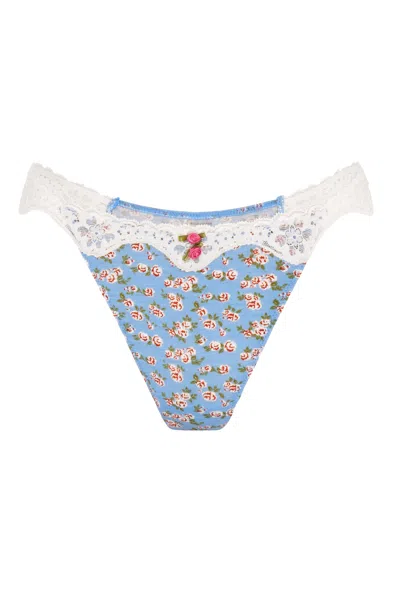 Wild Lovers London Women's Blue Edwina Brief