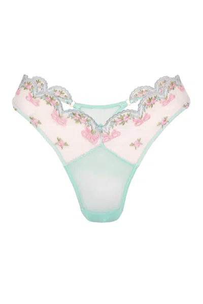 Wild Lovers London Women's Blue Mila Thong