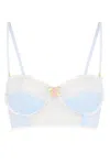 Wild Lovers London Women's Blue Willow Bra In White