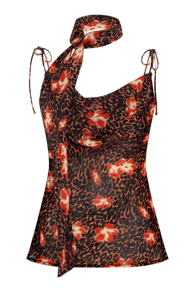 Wild Lovers London Women's Brown Oasis Cami Top
