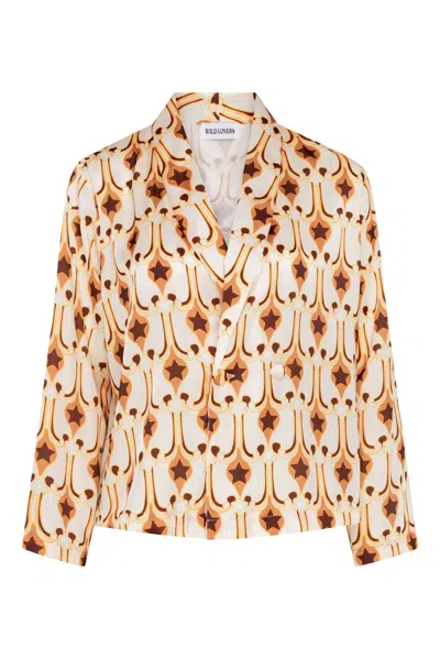 Wild Lovers London Women's Brown Priscilla Pjyama Shirt