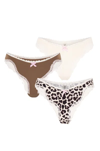 Wild Lovers London Women's Chantal Briefs - Multipack