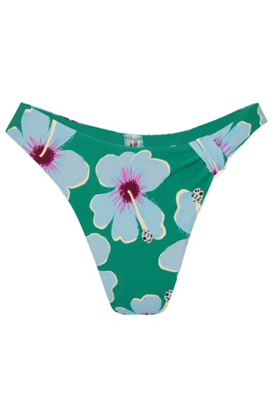 Wild Lovers London Women's Green Blue Belle Bikini Bottoms