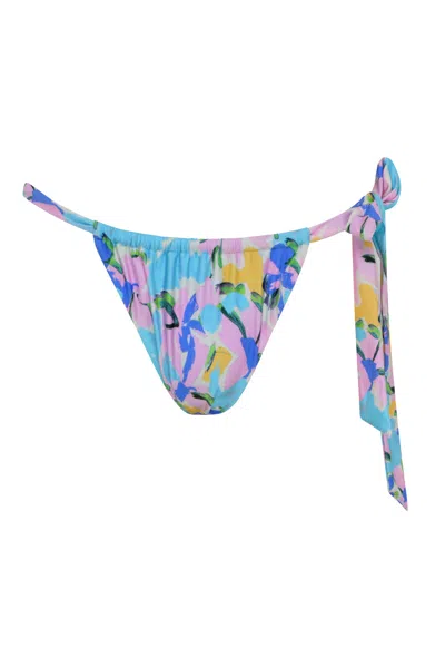 Wild Lovers London Women's Love Affair Bikini Bottoms In Blue