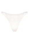 Wild Lovers London Women's Neutrals Charlotte Thong In White