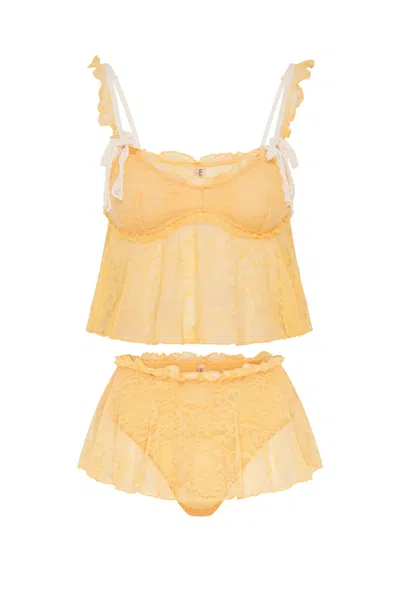 Wild Lovers London Women's Orange Delphine Lounge Set