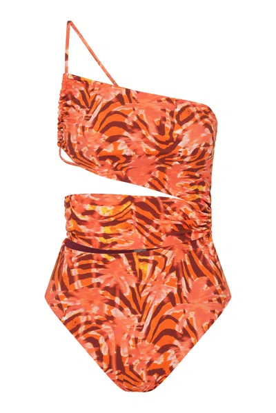 Wild Lovers London Women's Orange Heatwave Swimsuit