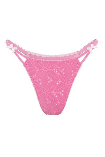 Wild Lovers London Women's Pink Clea Thong