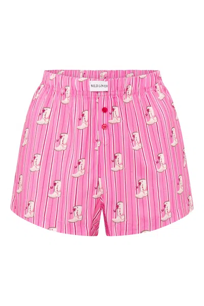Wild Lovers London Women's Pink Ines Shorts