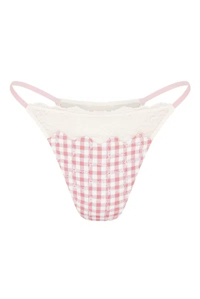 Wild Lovers London Women's Pink Mirielle Thong