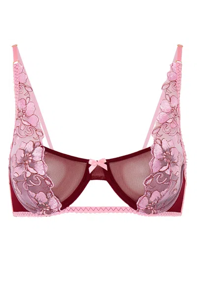 Wild Lovers London Women's Pink / Purple Angelina Bra In Pink/purple