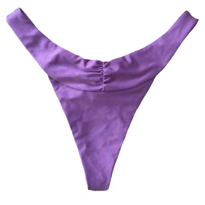 Wild Lovers London Women's Pink / Purple Malibu Bikini Bottoms In Pink/purple