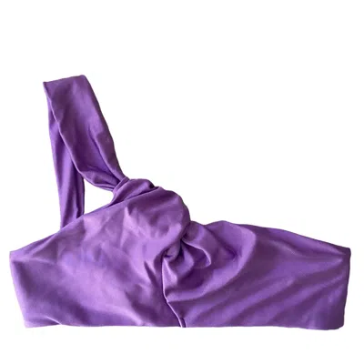 Wild Lovers London Women's Pink / Purple Malibu Bikini Top In Pink/purple