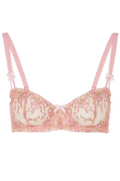 Wild Lovers London Women's Pink / Purple Martina Bra In Pink/purple
