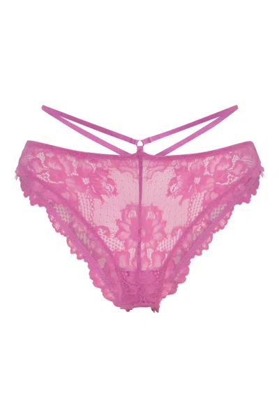 Wild Lovers London Women's Pink / Purple Tina Brief - Pink In Pink/purple