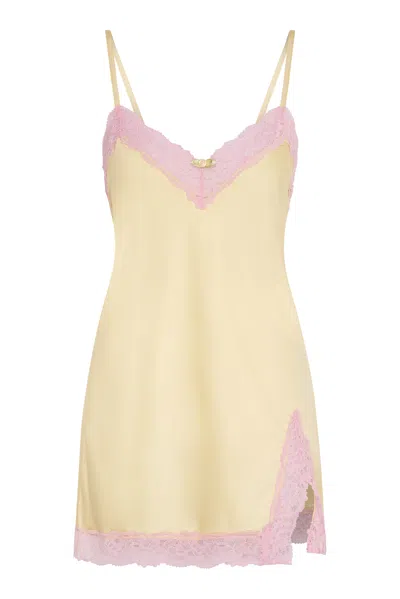 Wild Lovers London Women's Pink / Purple / Yellow Alba Slip Dress